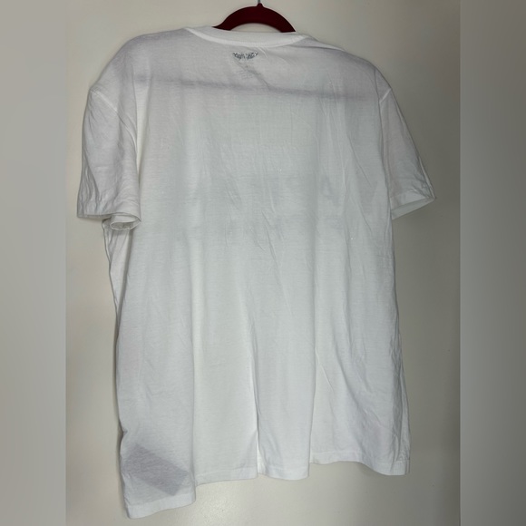 Men's Basic Logo Armani exchange V Neck T shirt sz XL - Picture 2 of 8